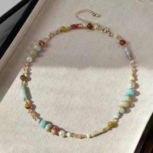 Colier "Salt Water" din jasp