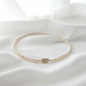 Colier "French love" din perle naturale 