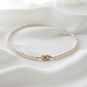 Colier "French love" din perle naturale 