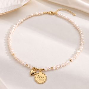 Colier "Pearluck" din perle naturale