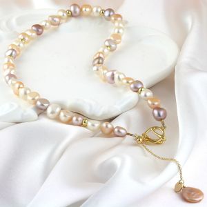 Colier "Blush Pearl" din perle naturale