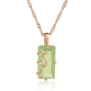 Colier "Basilico" placat cu aur roz