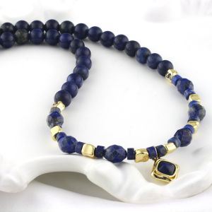 Colier "Khalia" din lapis lazuli