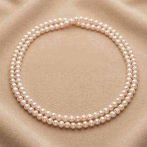 Colier ''Royal White'' din perle naturale albe
