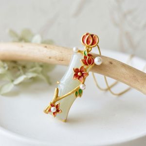 Colier "Earthy Petals" placat cu aur