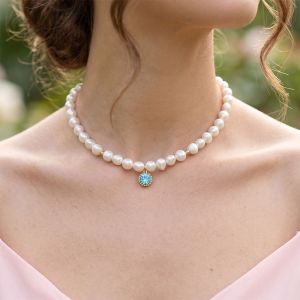 Colier "Pearl Poetry" din perle naturale