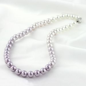 Colier ''Lilac Aura'' din perle