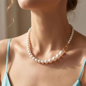 Colier "White Lady" din perle de Mallorca