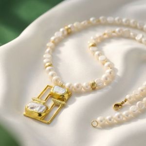 Colier "Pearl Icon" din perle naturale