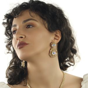 Cercei exclusivisti din cristale Swarovski "Tania"