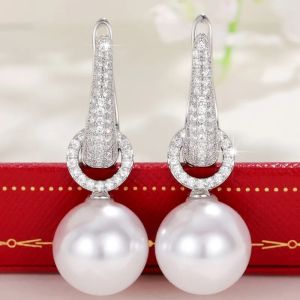Cercei eleganti din cristale si perle