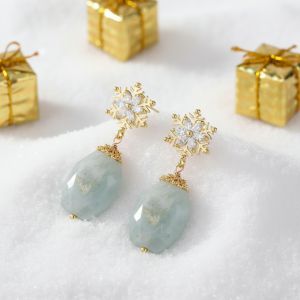 Cercei "Les Alpes" din cristale