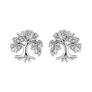 Cercei "Tree of life' din argint