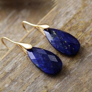 Cercei din lapis lazuli
