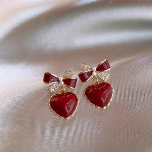 Cercei "Affection" placati cu aur