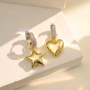 Cercei "Soul and Heaven" placati cu aur