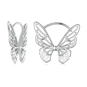 Cercei "Silver Butterfly" din argint