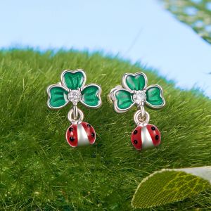 Cercei "Ladybug" din argint