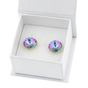 Cercei "Crystal Vitrail Light" din cristale Swarovski