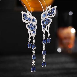 Cercei "Royal butterfly" din cristale