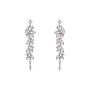 Cercei "Glittering" din cristale zirconiu