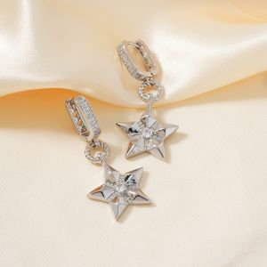 Cercei 'Big Stars' din cristale