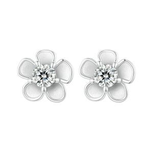 Cercei "Pretty Flowers" din argint