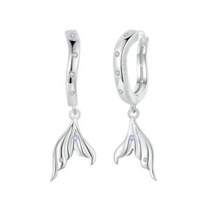 Cercei "Silver Tail" din argint