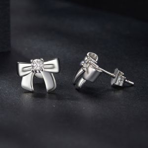 Cercei "Precious Bow" din argint