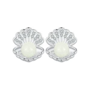 Cercei "Sea Pearl" din argint
