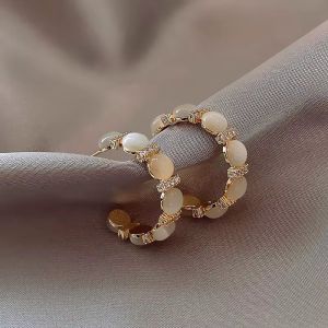Cercei "Mocha'' din opal