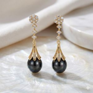 Cercei "Liria" din perle naturale