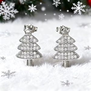 Cercei "Icy Winter" din cristale