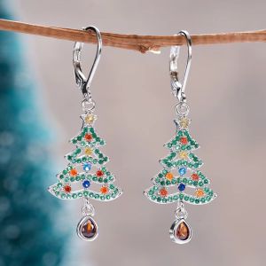 Cercei "Pinelight" din alama placata cu rodiu