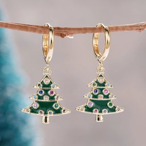 Cercei "Magia Padurii" din alama placata