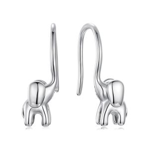 Cercei "Elephants" din argint