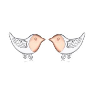 Cercei "Baby Bird" din argint