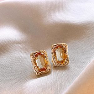 Cercei "Ginger" placati cu aur