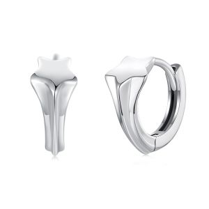 Cercei "Nordic Star" din argint