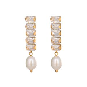 Cercei "Brilla" din cristale