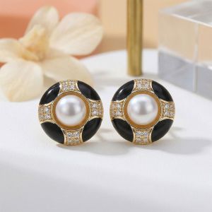 Cercei "Marinero" din cristale si perle