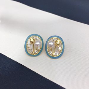 Cercei "Soft Blossom" placati cu aur