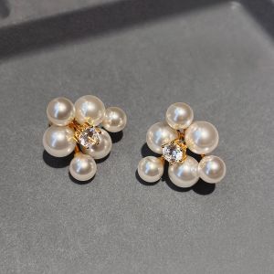 Cercei "Pearl Bloom" din perle