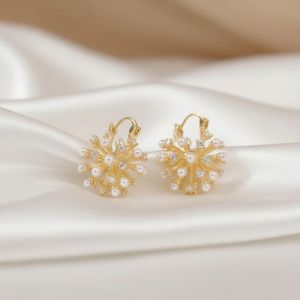 Cercei "Golden Nomad'' placati cu aur