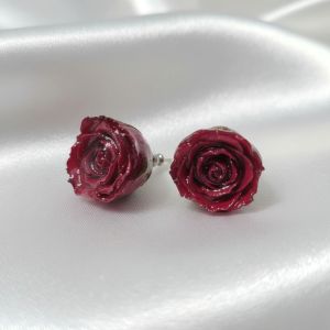 Cercei "Raspberry Floret" 