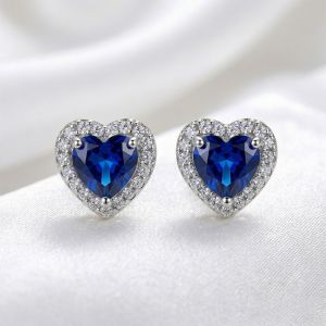 Cercei "Rising heart" din cristale