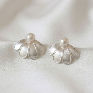 Cercei "Polish" placati cu argint