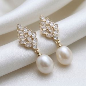 Cercei "Almare" placati cu aur