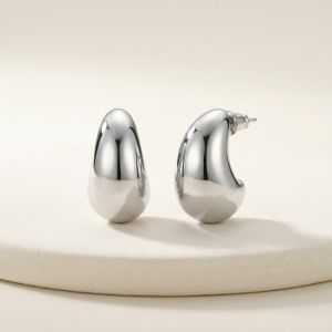 Cercei "Silver Essence" argintii