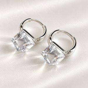 Cercei "Clear Tonic" din cristale